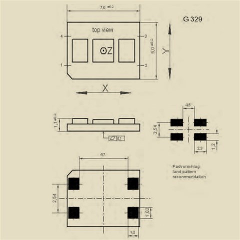 Vectron晶振,贴片晶振,TX-705晶振