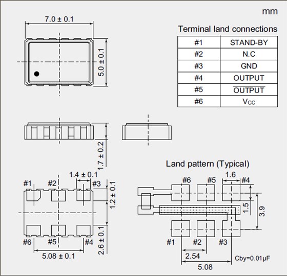 SPXO晶体振荡器,差分有源晶振,7311S-DF晶振