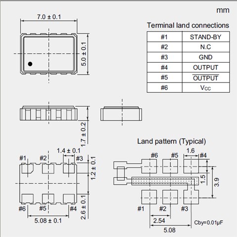 NDK晶振,有源晶振,7311S-DG晶振