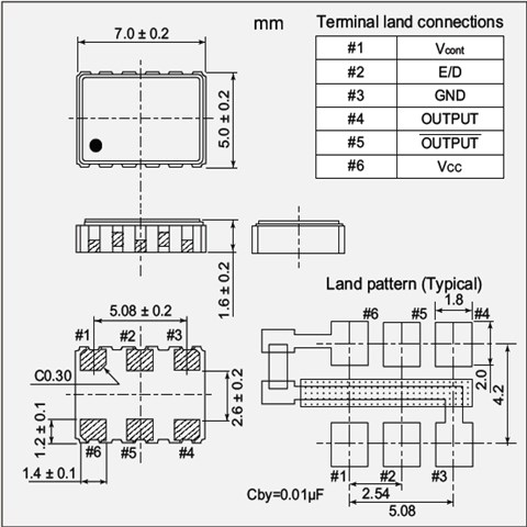 NDK晶振,VCXO晶振,NV7050SA晶振