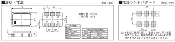 贴片型OSC晶振,有源晶体振荡器,KV7050R-P3晶振