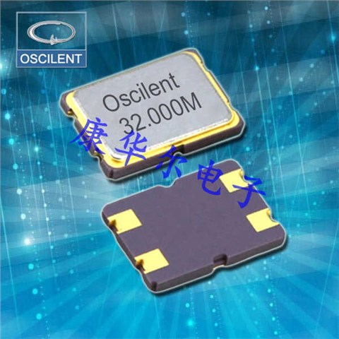 276服务器系列贴片晶振,Oscilent电脑主板晶振,276-33.8688M-18-P-TR高精度晶振