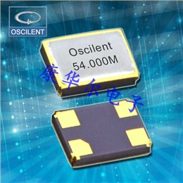 Oscilent环保无铅晶振,278小体积晶振,278-24.545454M-12-W-TR智能手表晶振