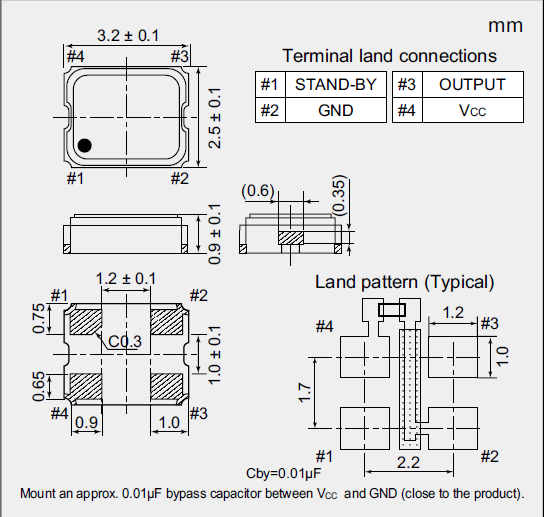 贴片有源晶体,贴片型石英晶体振荡器,NZ3225SF晶振