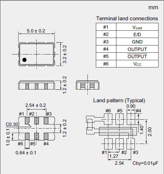 贴片型有源振荡器,贴片型压控晶振,NV5032SC晶振