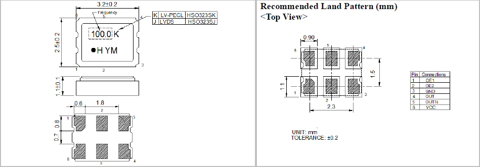 HSO323SJ 3225 OSC