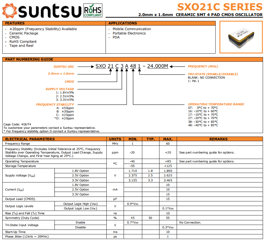 SXO21C 2016 OSC