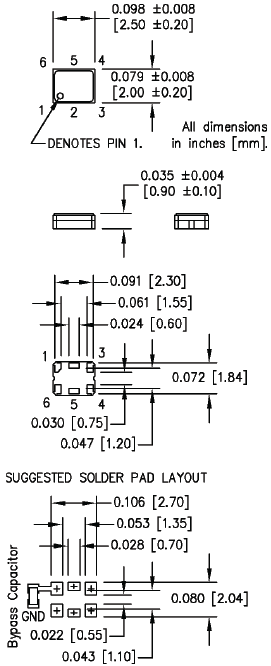 M6065 2520 VCTCXO