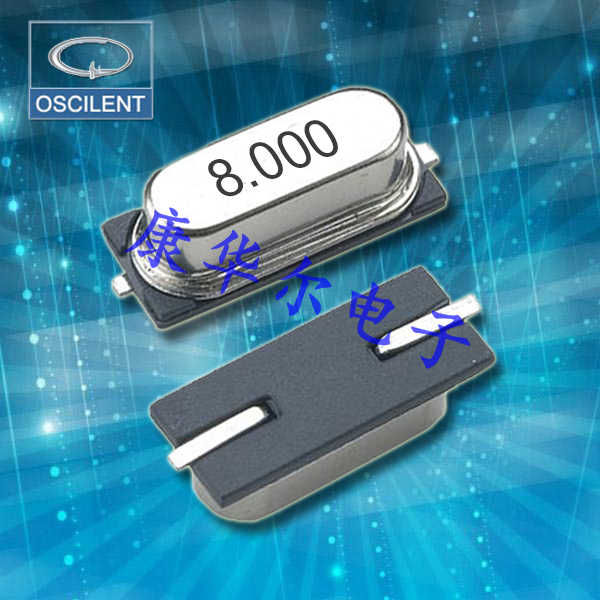 Oscilent晶振,250-12.0M-SR-05KP-TR晶振,无源谐振器
