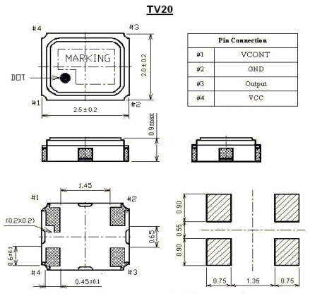 ITTI晶振,TV20晶振,TV20S2.5-3085-9-26.000晶振