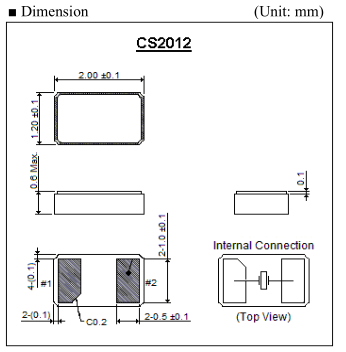ITTI晶振,CS2012晶振,CS2012-32.768KHz-12.5-TR晶振
