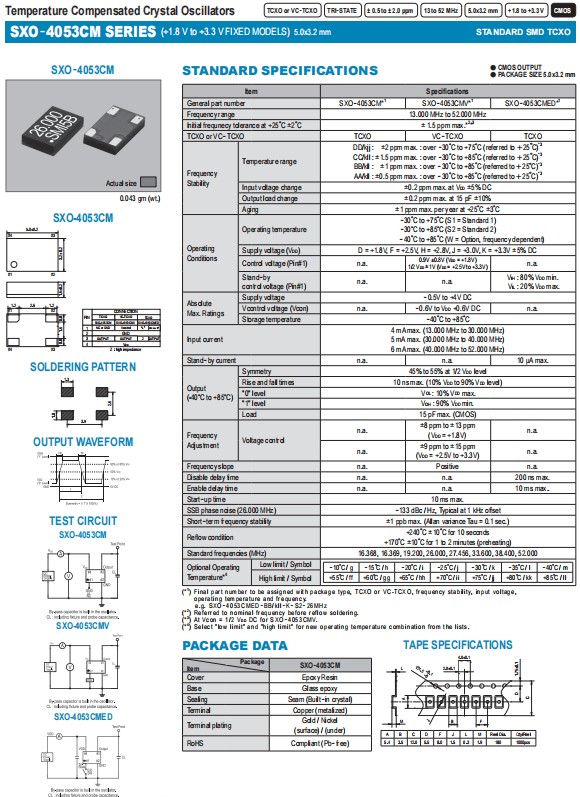 SXO-4053CM -1