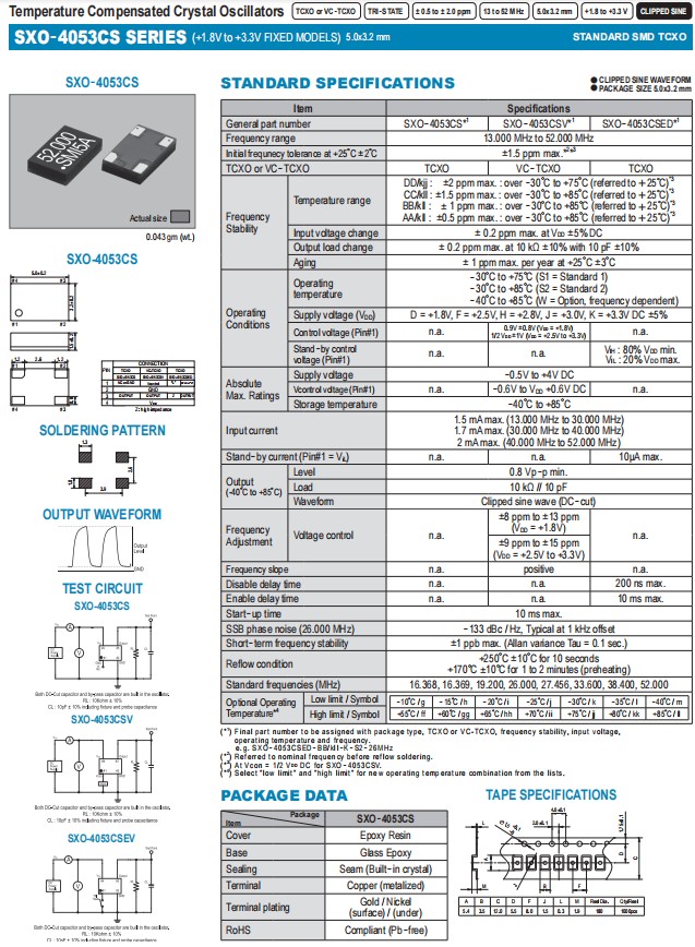 SXO-4053CS -1