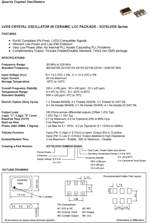 XO75LVDS-1