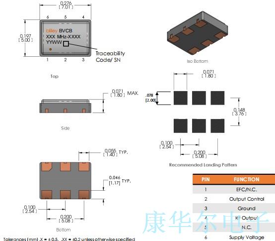 Bliley晶振,BVCB晶振,BVCB-24.000MHZMDN-ABCBT晶振